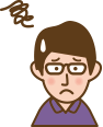 悩む男性C